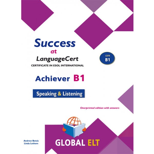 Success at LanguageCert B1 ESOL SELT Teacher's book LanguageCert 