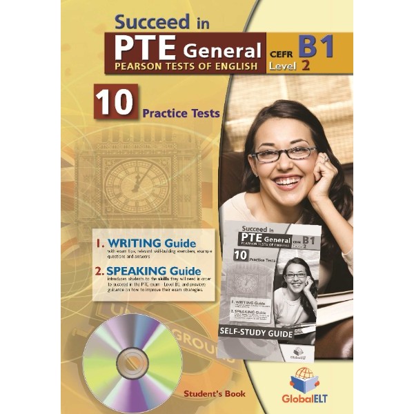 Succeed in PTE Level 2 - B1  10 Complete Practice Tests Self-Study Edition